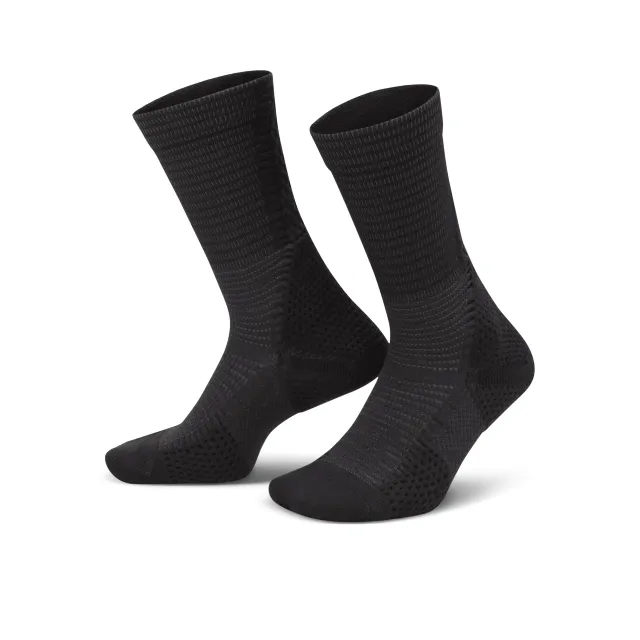 Nike Unicorn Dri-FIT ADV Cushioned Crew Socks (1 Pair) - Black - Recycled Polyester/65% Recycled Polyester Minimum