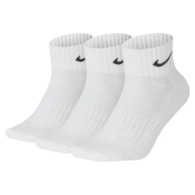 Nike Cushioned Ankle Socks (3 Pairs) - White