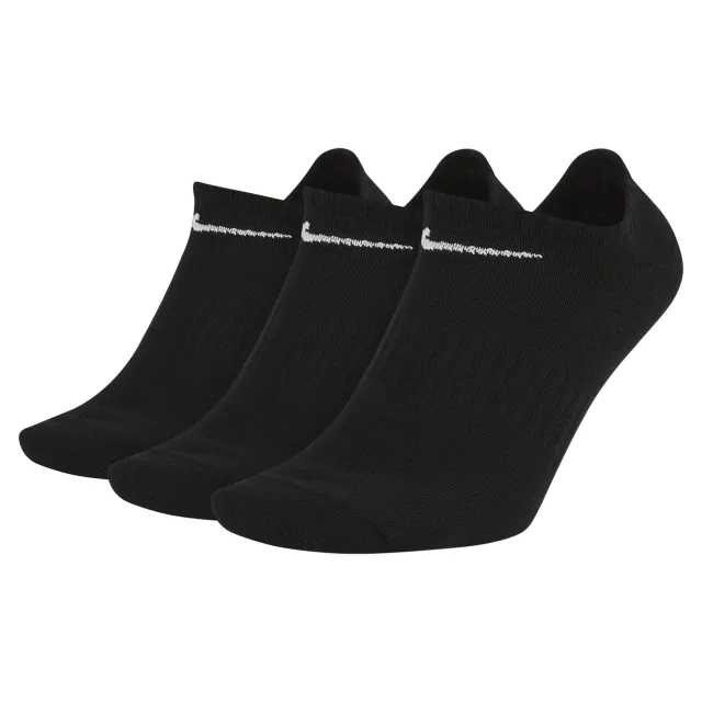Nike Training 3 Pack Unisex Trainer Socks In Black