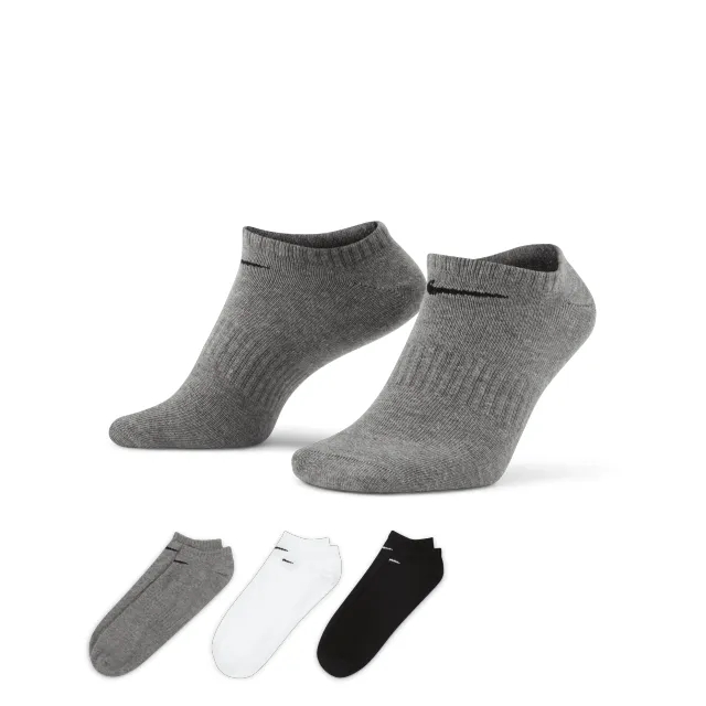 Nike Everyday Lightweight Training No-Show Socks 3-Pack Multi-Color S
