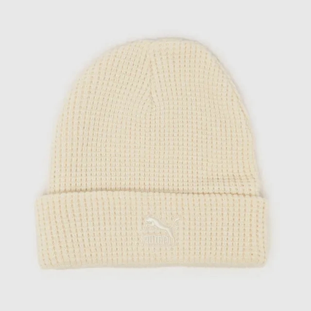 PUMA white archive beanie