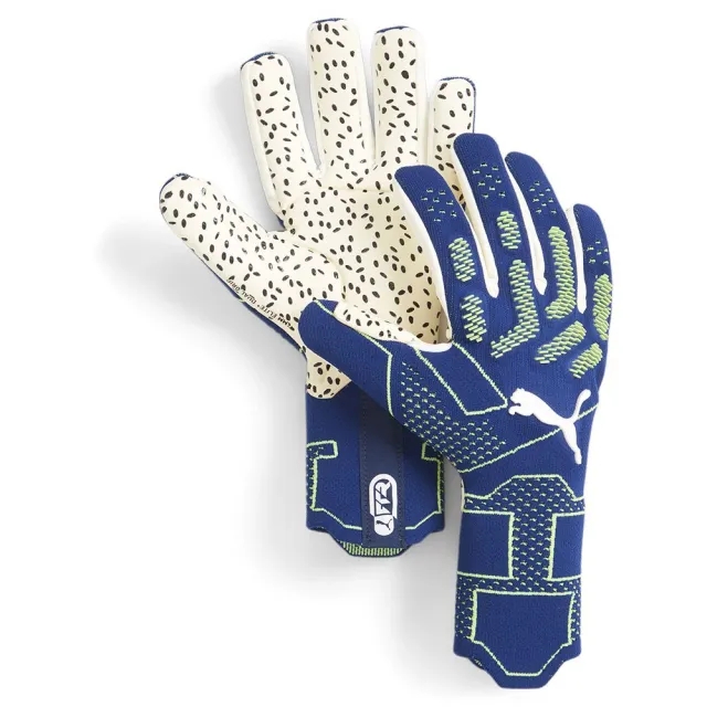 Puma Unisex FUTURE Ultimate Negative Cut Football Goalkeeper Gloves - Blue