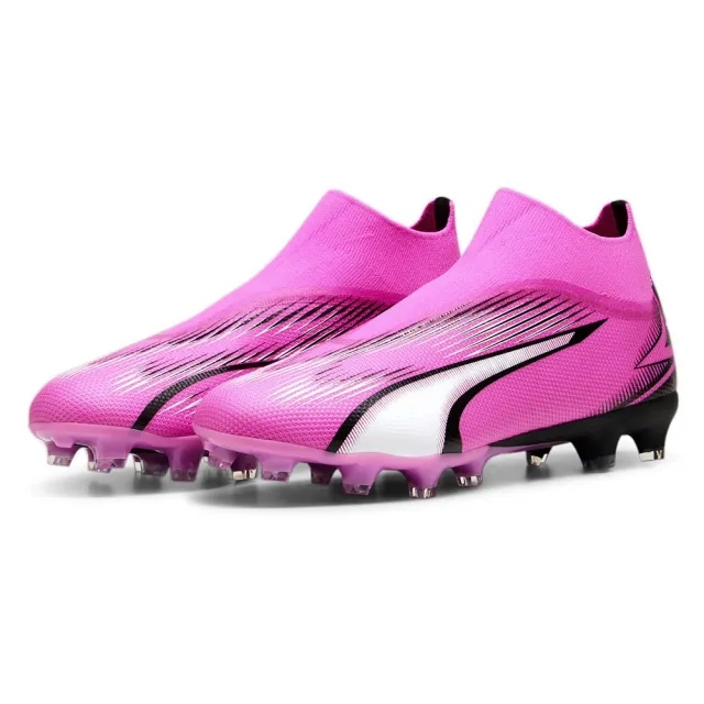 Puma Ultra Match Laceless Firm Ground Football Boots - Pink