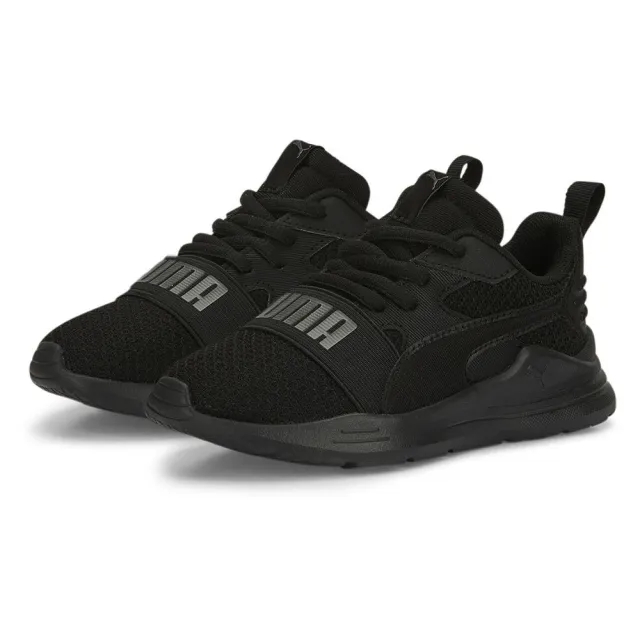 Puma Childrens Unisex Wired Run Pure Shoes Sneakers Trainers - Black