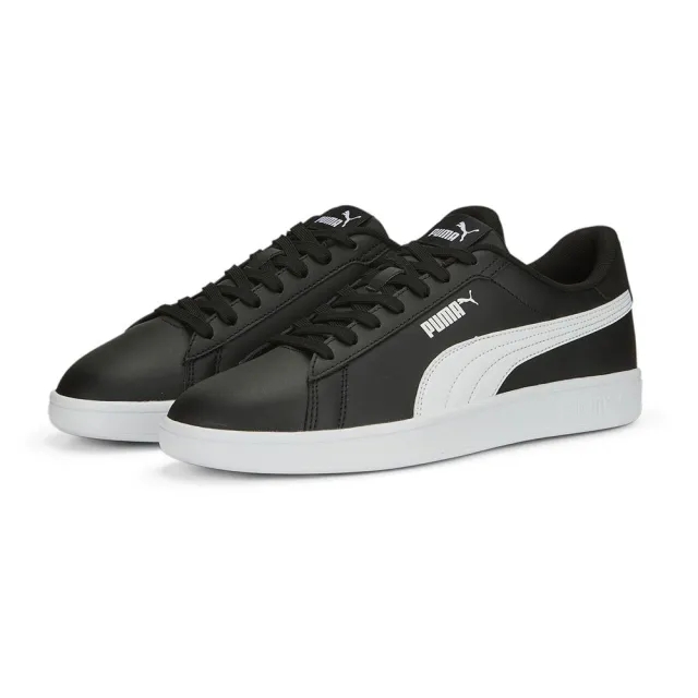 Puma Unisex Smash 3.0 L Trainers - Black material_leather1