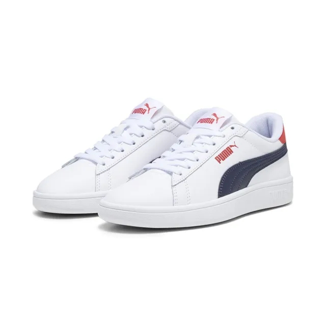 Puma Childrens Unisex Kids Smash 3.0 Leather Sneakers - White