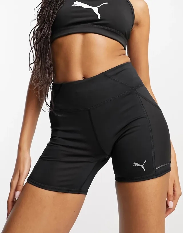 Puma Womens RUN FAVOURITE Tight Running Shorts - Black