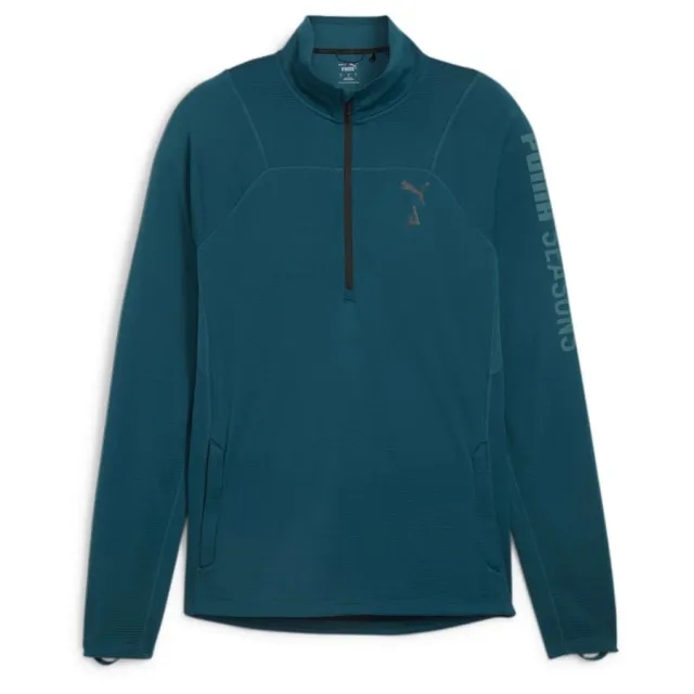 Puma Mens Seasons Long Sleeve Running Shirt - Blue