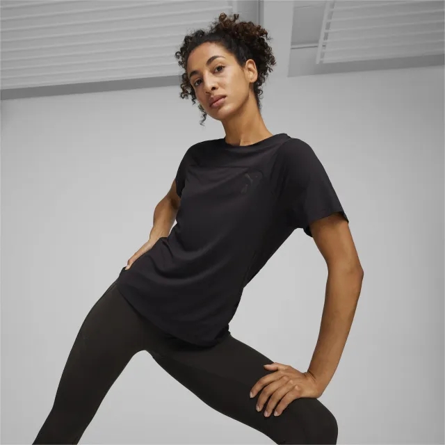 PUMA Seasons Short Sleeve Cool Trail Women's Tee, Black