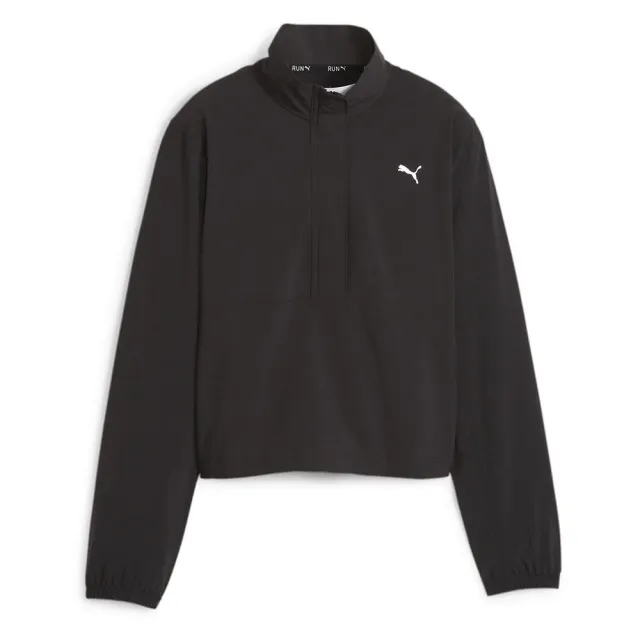 Puma Womens Running Evolve Woven Jacket - Black, Black