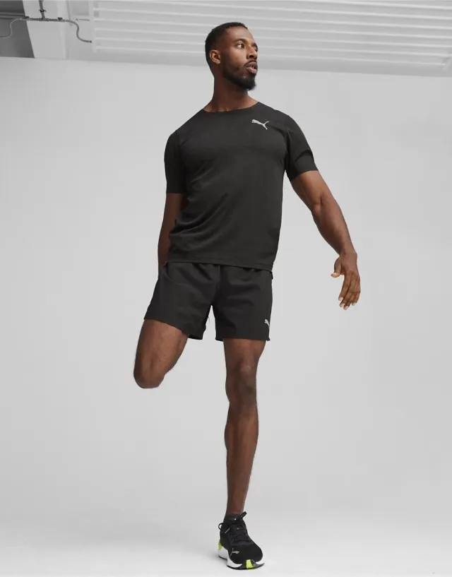 Puma Run Velocity Ultraweave 5 Running Shorts In Puma Black