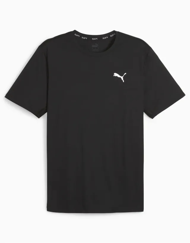 Puma Run Favourite T-Shirt In Puma Black