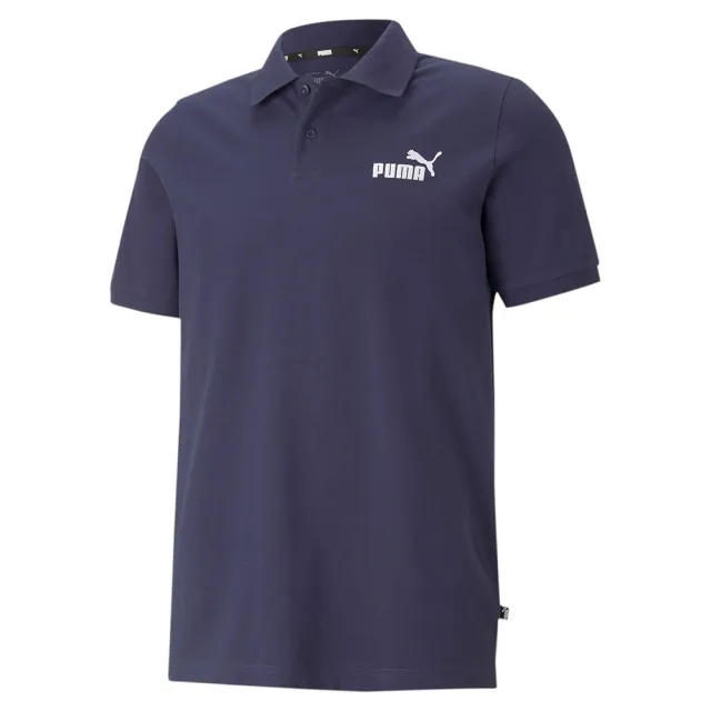 Puma  ESS PIQUE POLO  men's Polo shirt in Marine