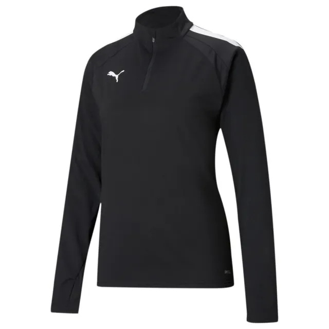 Puma Womens teamLIGA 1 4 Zip Training Top