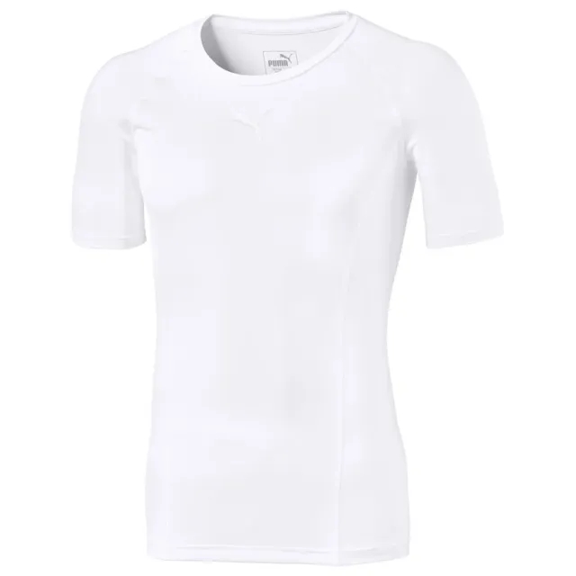 Puma LIGA Baselayer Short Sleeve Mens Tee - White