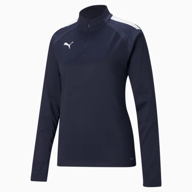 Puma Womens teamLIGA 1 4 Zip Training Top