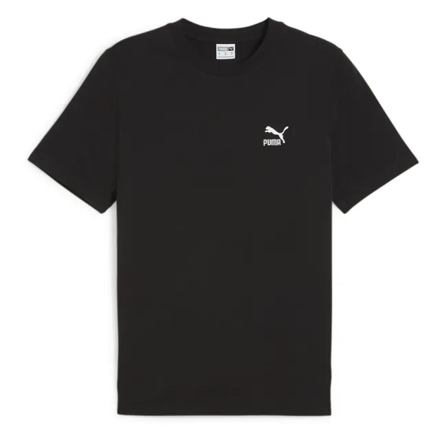 Puma Mens CLASSICS Small Logo T-Shirt - Black