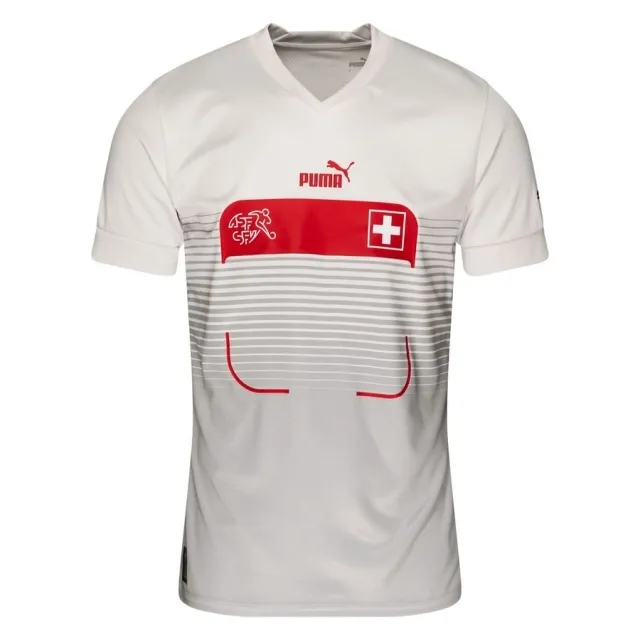 Puma Switzerland Mens SS Away Shirt 2022
