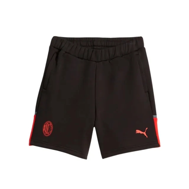 AC Milan Puma Casuals Shorts - Black