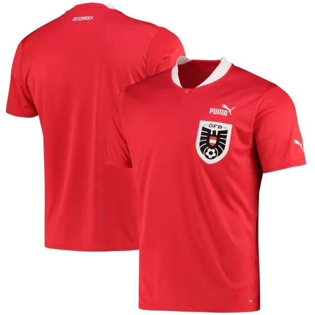 Puma Mens Austria Home 22/23 Replica Jersey - Red