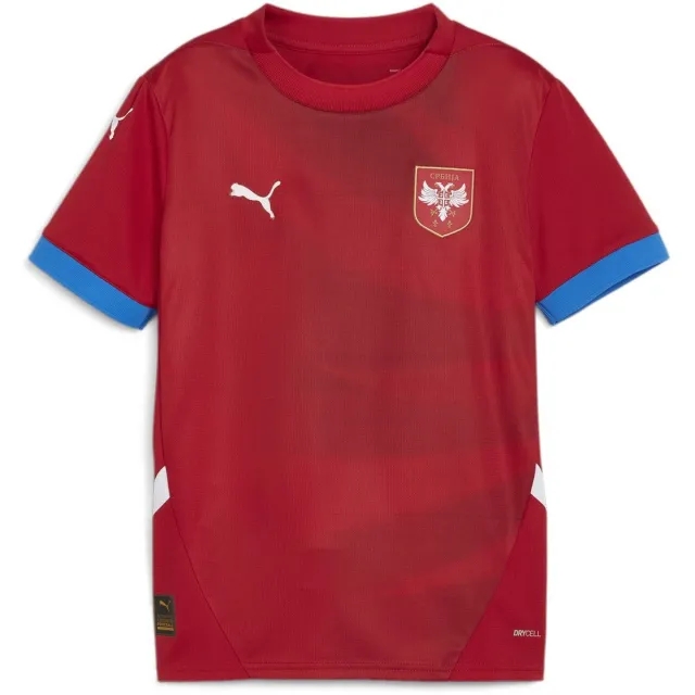 Puma Serbia Kids SS Home Shirt 2024