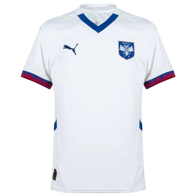 Puma Serbia Mens SS Away Shirt 2024