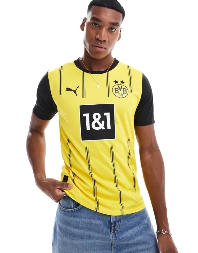 Puma Borussia Dortmund Mens SS Home Shirt 2024/25