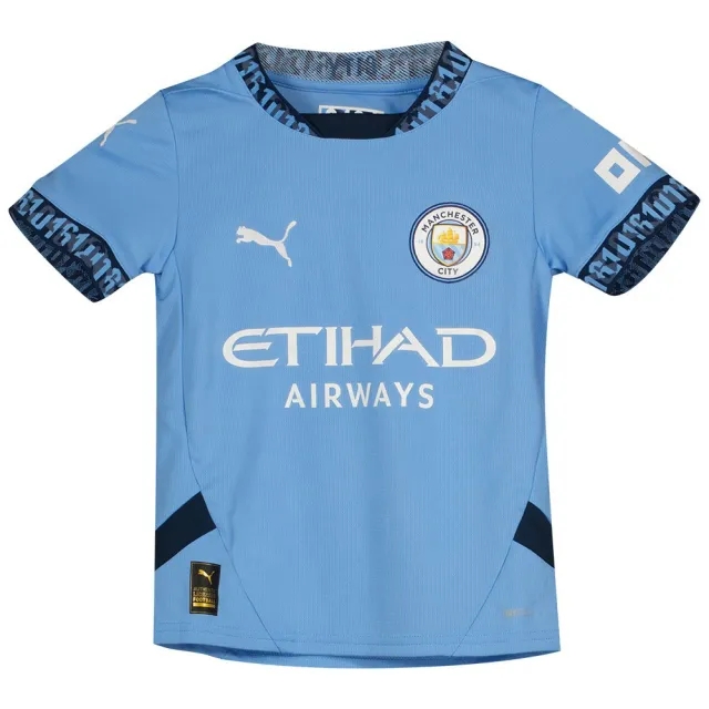 Puma Manchester City Kids SS Home Shirt 2024/25
