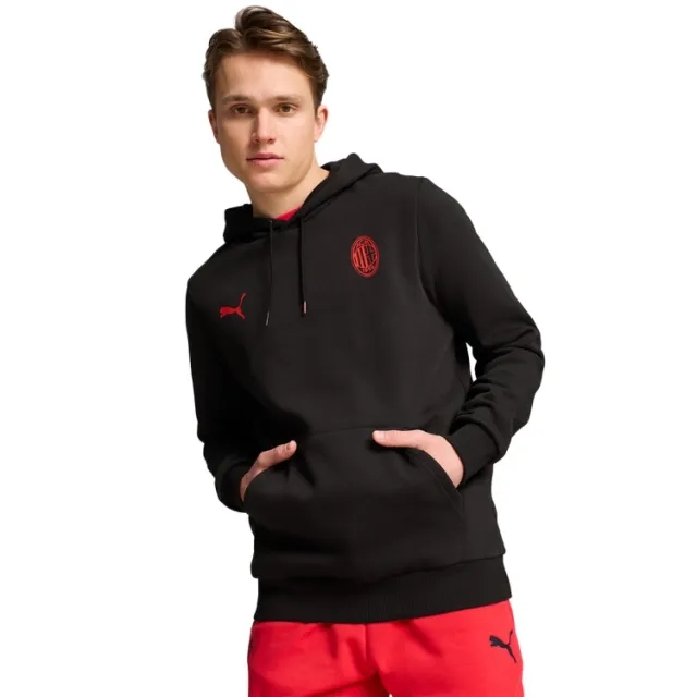 Puma AC MILAN ESSENTIAL HOODIE BLACK