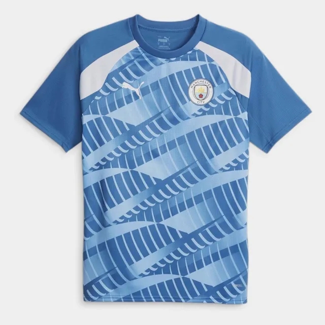 Puma Manchester City Mens SS Pre-Match Home Shirt 2023/24