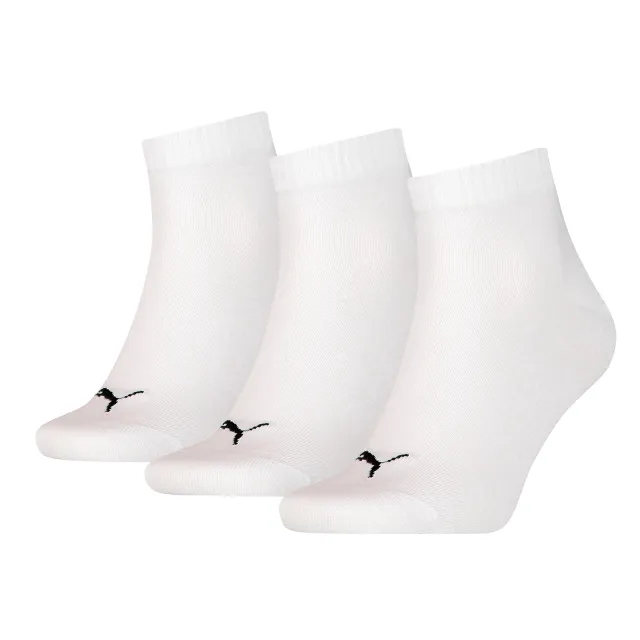 Puma 3-Pack Mens White Shoe Liner Socks