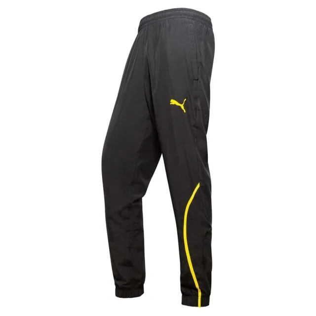 Puma Dortmund Training Trousers Pre Match Woven - ['Black']