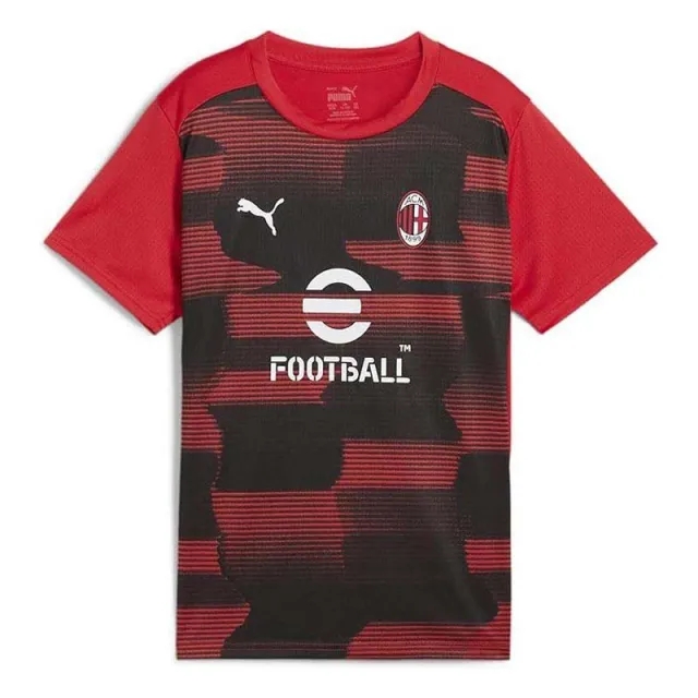 Puma AC Milan Kids SS Pre-Match Home Shirt 2024/25