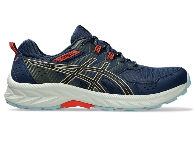 ASICS Gel-Venture 9 Trail Running Shoe Men - Olive, Dark Blue