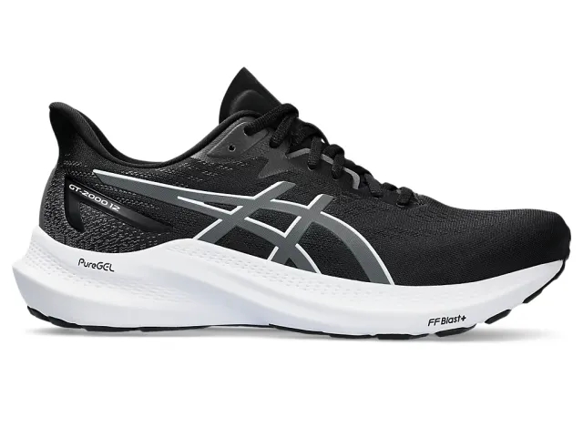 ASICS GT-2000 12 Stability Running Shoe Men - Black, Grey