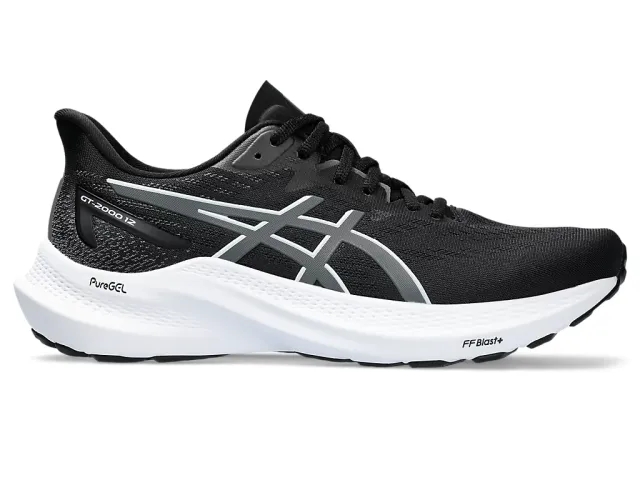 ASICS GT-2000 12 Stability Running Shoe Women - Black, Grey