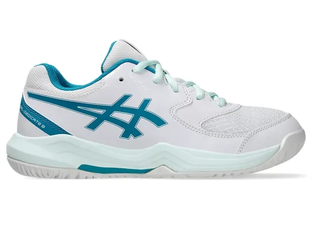 Asics  GEL-DEDICATE 8 GS  girls's Children's Tennis Trainers (Shoes) in White