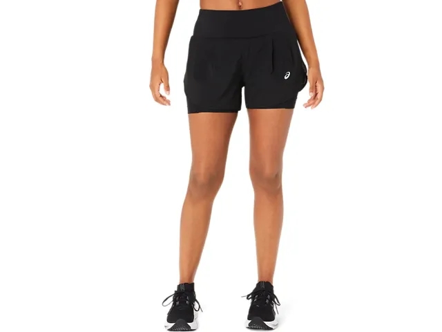 ASICS Road 2in1 3.5 Inch Running Shorts Women - Black