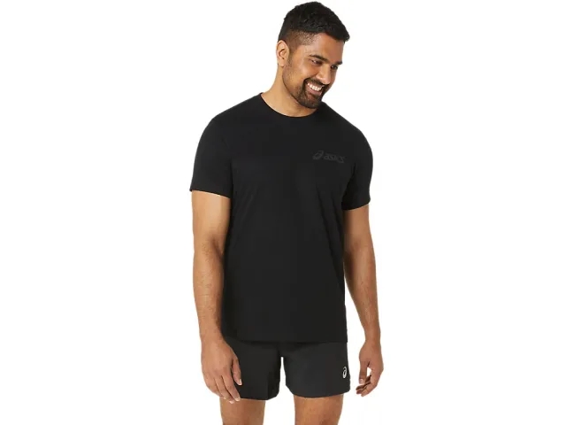 ASICS Small Logo T-Shirt - Black - Mens