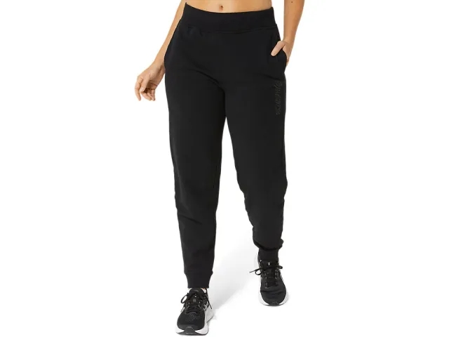 Asics Logo Tracksuit Pants  - Black