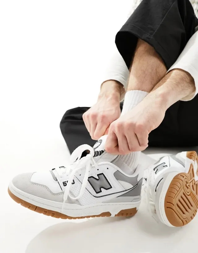 New Balance 550 Men Shoes - White