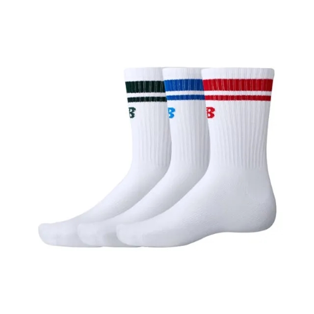 New Balance Essentials Line Midcalf 3-Pack White/ Multi M