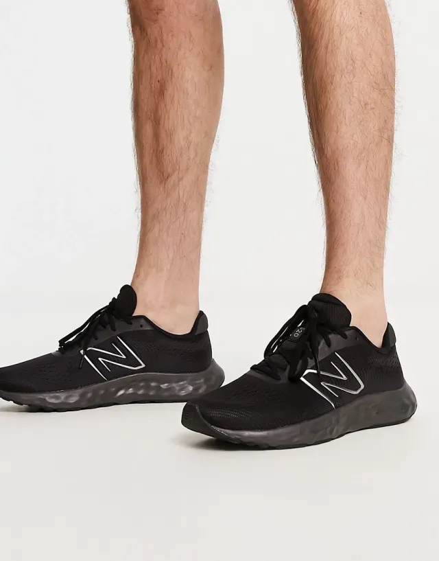 New Balance Men's 520v8 in Black Synthetic