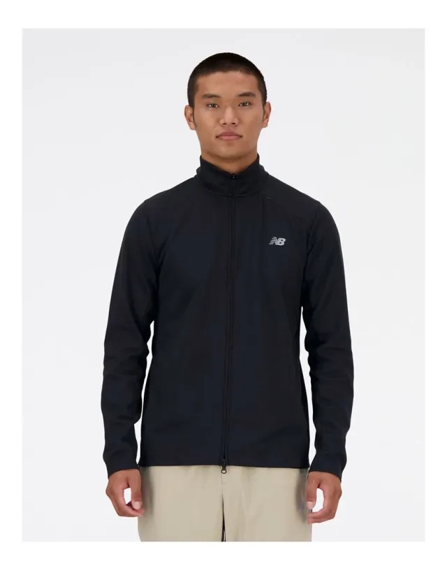 New Balance Tech Knit Full Zip In Black