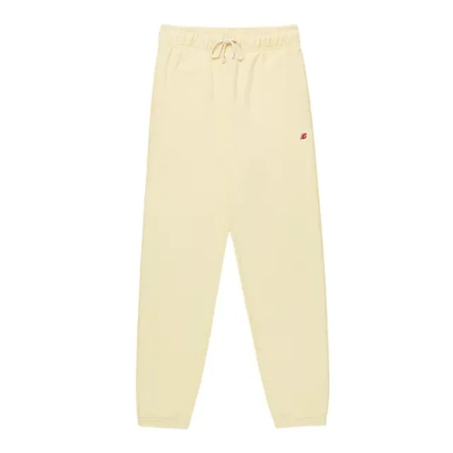New Balance Unisex MADE in USA Core Sweatpant in Yellow Cotton Fleece