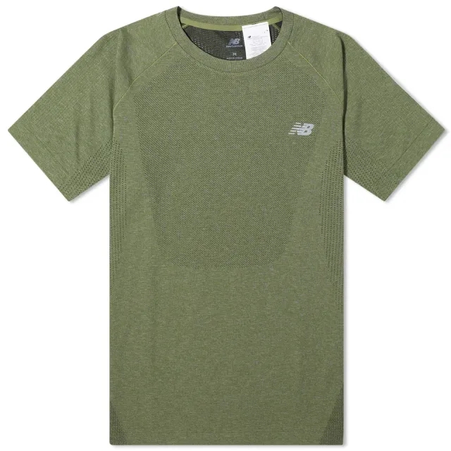New Balance Knit T-Shirt In Green