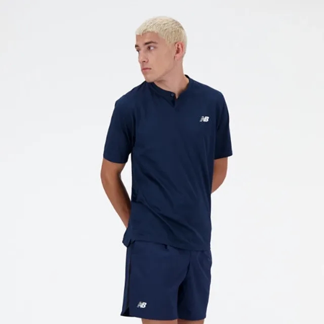 New Balance Men's Tournament Top in Blue Poly Knit