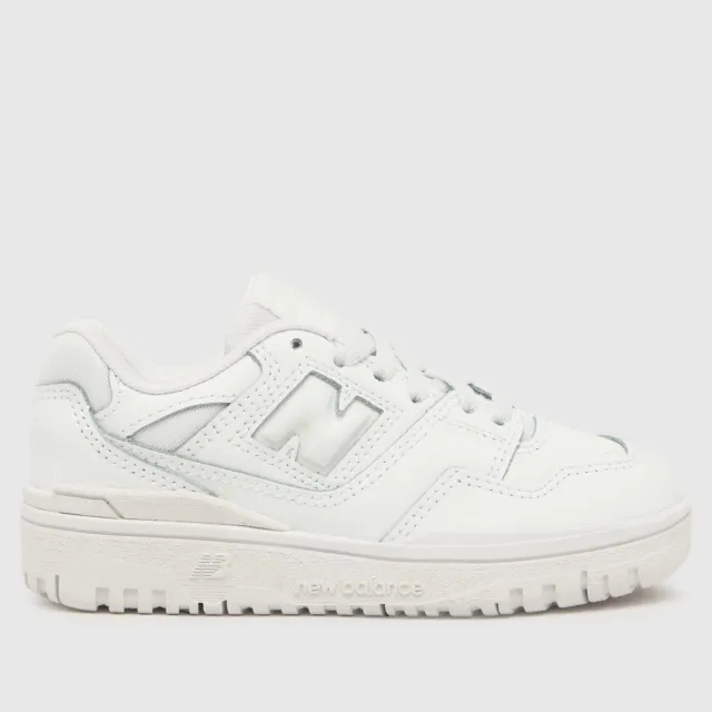 New Balance white 550 Junior trainers