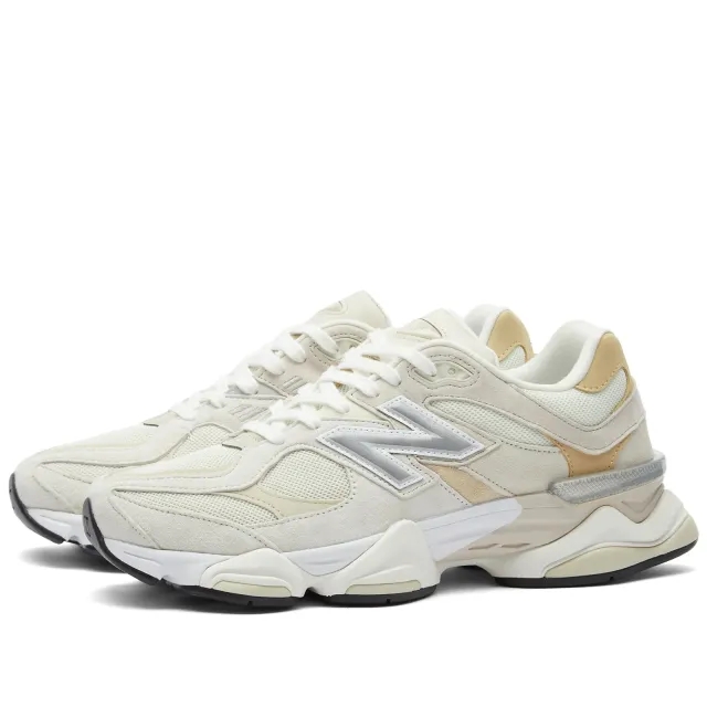 New Balance Unisex 9060 in Beige/White Suede/Mesh