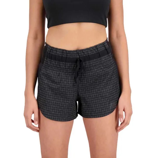 New Balance Women's Impact Run Luminous 3 Inch Short in Black Polywoven